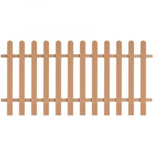 VidaXL Clôture à piquets WPC 200 x 100 cm