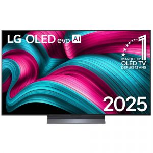 LG OLED65C54LA.AEU OLED evo Noir Profond et booster de luminosité 120 Hz 4K 164 cm IA 2025