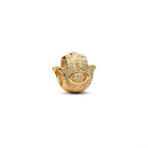 Pandora Mini Charm Main de Fatma Texturé