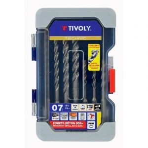 Tivoly Coffret de 7 forets SDS master3