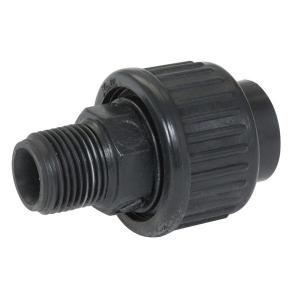 Nicoll N3233M - Manchon union d'adaptation m&eacute;tal plastique femelle &agrave; coller Diam 32 filet&eacute; m&acirc;le 33-42