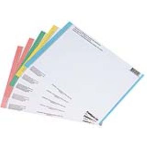 Image de L'Oblique AZ Sachet de 10 planches d'&eacute;tiquettes n&deg; 8 pour dossiers suspendus pour armoire