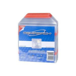 MCAD Pochette plastique avec rabat pour 1 cd pack 100