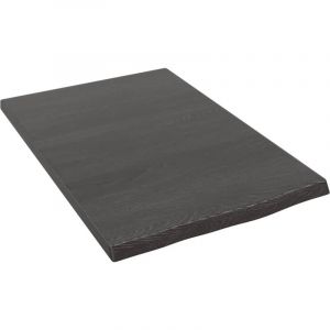VidaXL Étagère Murale Gris foncé 40x60x2 cm Bois chêne Massif traité