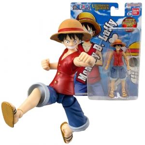 Bandai Ultimate Legends - Figurine d'action One Piece 12 cm - Monkey D Luffy - Licence Officielle One Piece - Figurine articulée Luffy - Jouet Enfant 4 Ans et + - VE91031