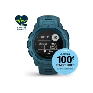Garmin Instinct Lakeside Gps Extérieur Bleu Smartwatch 010-02064-04 45mm