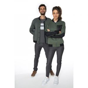 Snap Fleece Jacket - Polaire Dark Khaki XL