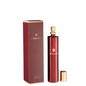 J-Line Jolipa - Parfum d'intérieur en verre rouge 3x3x16 cm - Rouge