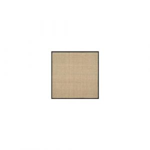 Tapis Herbe de mer Naturel/Noir 122 X 122 cm