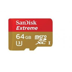 Sandisk Carte mémoire Extreme micro SDXC 64 Go Class 10 UHS-I