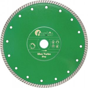 Image de FP Marque generique Disque diamant Slim Turbo Pro Ø 300 mm avec Segment 7 mm Alésage 254 mm FORTIS