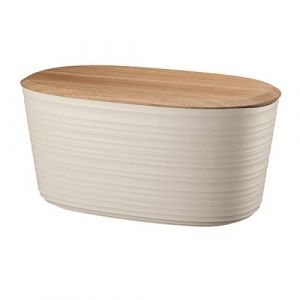 Guzzini 1796 Panier à Pain, Post Consumed Recycled Polyestereastic, Bamboo, Marron, 0