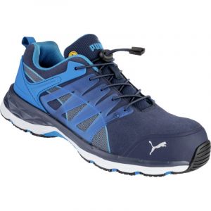 Puma Basket de sécurité basse Velocity 2.0 Blue Low S1P ESD HRO SRC Bleu 41