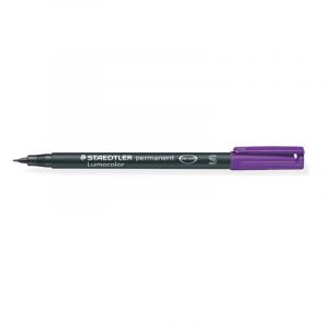 Staedtler Feutre 313 S ind&eacute;l&eacute;bile Lumocolor, Pointe 313 S, 0,4 mm, Violet
