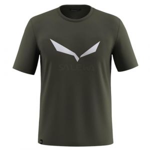 Salewa Solidlogo Dry T-Shirt M, Dark Olive, 2XL
