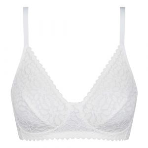 DIM Soutien-Gorge Femme Daily Dentelle | Armatures | Dentelle Florale Ajour&eacute;e | Maintien et Confort