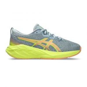 Asics Novablast 4 GS Chaussure De Running Sans Stabilisateurs Enfants - Gris, Orange, Pointure 37.5