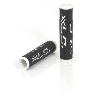 XLC Grips Bi-couleur Noir Blanc 125 mm