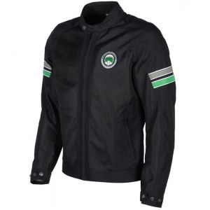 Helstons Blouson Elron Mesh Noir Gris Vert - Taille 2XL