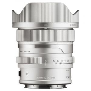 Sigma 20MM F2 DG CTP POUR L-MOUNT ARGENT