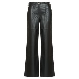 Morgan Pantalon large taille haute noir femme - Taille 36