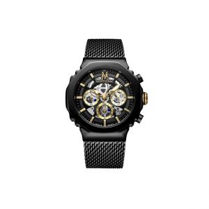 Montignac Montre Homme - MOW1205 Bracelet Acier Noir