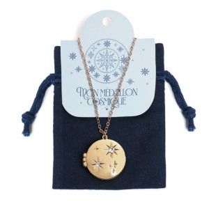 Nature & Découvertes Médaillon cosmique avec miroir en zinc