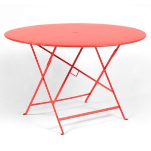 Fermob Table Bistro ronde 117 cm - Couleur - Capucine