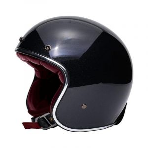 Casque jet Mârkö The Classic noir/rouge- S