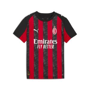 Puma Milan Ac Maillot Domicile 2025/26 Enfant, pointure 116 cm - ['Noir', 'Rouge'] - Taille 116 cm
