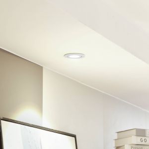 LED Spot encastrable haute tension à intensité variable 'Jyra' en aluminium pour salon & salle à manger - blanc