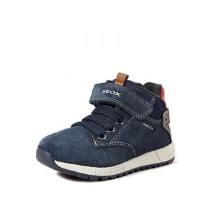 Geox Chaussures montantes style running avec détails et bride autoagrippante Bleu - Taille 20