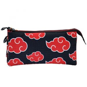 Karactermania Naruto Clouds Trousse Triple HS, One Size Noir