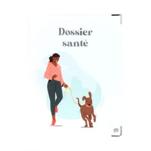Color Pop Protège carnet de santé animal – Fabrication Française – PVC imprimé – Carnet de vaccination et de santé, ordonnances