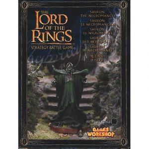 Games Workshop Figurine de 2 pièces Warhammer Middle Earth - Sauron Le Necromancien