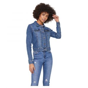 Noisy may Veste En Jean Debra Femme Veste en Jean bleu XXL, 75% Coton, 24% Polyester, 1% Élasthanne,