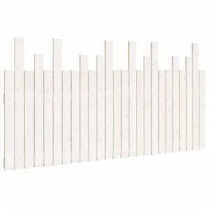 VidaXL Tête de lit murale Blanc 159,5x3x80 cm Bois massif de pin