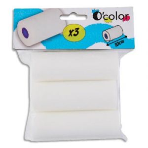 O Color O'COLOR lot de 3 recharges de rouleau mousse 10cm.