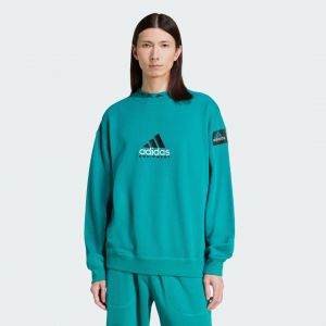 Adidas Originals EQT Reflective Crewneck Sweatshirt, Green - Taille M
