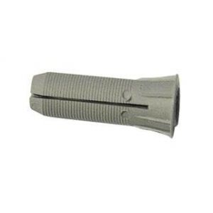 Image de Plombelec Cheville plastique à collerette pour cloisons creuses diam. mèche 8 mm - PLOMBERIE.FR