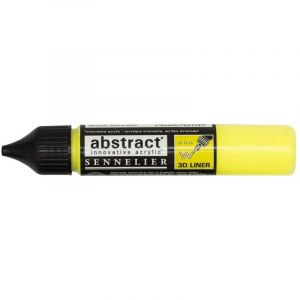 Sennelier Peinture acrylique Abstract de, 27ml, Jaune fluorescent