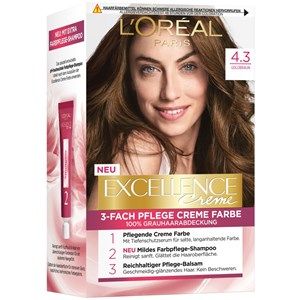 L'Or&eacute;al Paris Excellence Cr&egrave;me Nr. 4.3 - Goldbraun farba do w?os&oacute;w 1 Stk