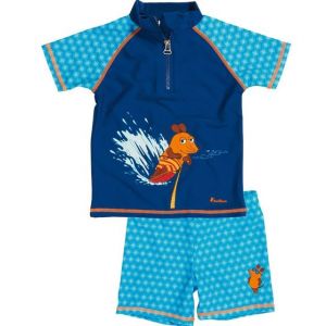 Playshoes UV-Schutz Bade-Set Die MAUS Short, Bleu (Original 900), 134 (Taille Fabricant: 134/140) Mixte Enfant