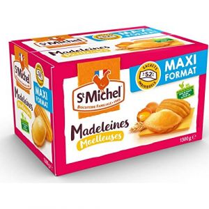 St Michel Madeleines Nature moelleuses à emporter x52 sachets individuels 13Kg