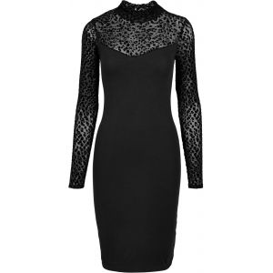 Image de Urban classics Flock Lace Turtle, taille XS, femme, noir