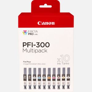 Canon Cartouche d'encre Multipack 10 couleurs PRO-300