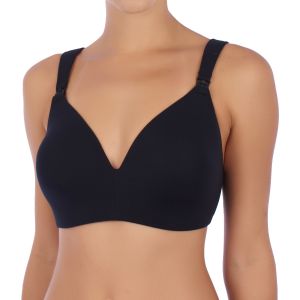 DIM Soutien-Gorge Femme sans Armatures Maternité d'Allaitement x1 Soutien-Gorge, Noir, 95B