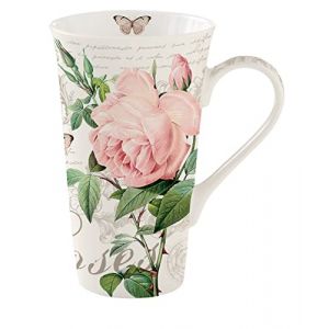 Image de Easy life COFFRET MUG XXL EN PORCELAINE 600 ML JARDIN BOTANIQUE - EASYLIFE