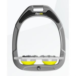 Étriers Plat Ultra Grip Aluminium/Gris/Jaune Flex-On Green Composite
