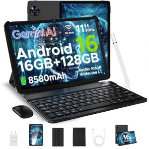 Doogee Tablette tactile - U11 - 11 pouces - Android 16 - 16Go RAM - 128Go stockage